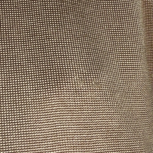 Pendleton Womens Knit Mock Neck Short Sleeve Top Size M Gold Metallic Party - Picture 6 of 8